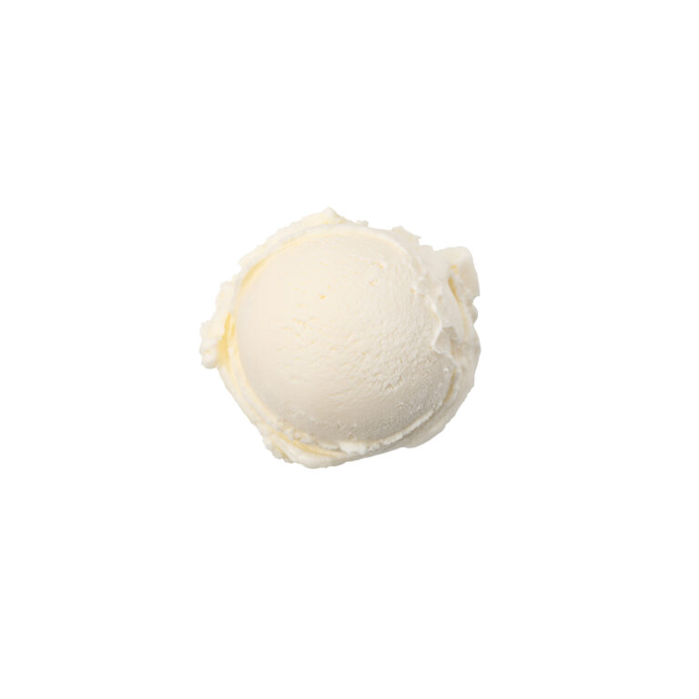 ice cream ball isolated on white background